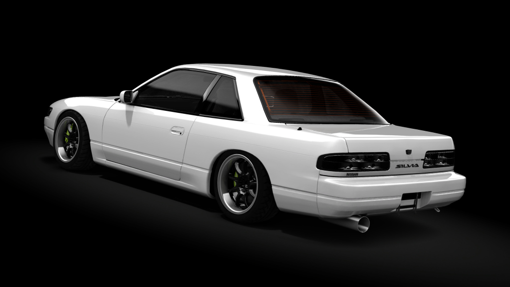 Nissan Silvia PS13 Mau5tang Pack 3.0, skin white