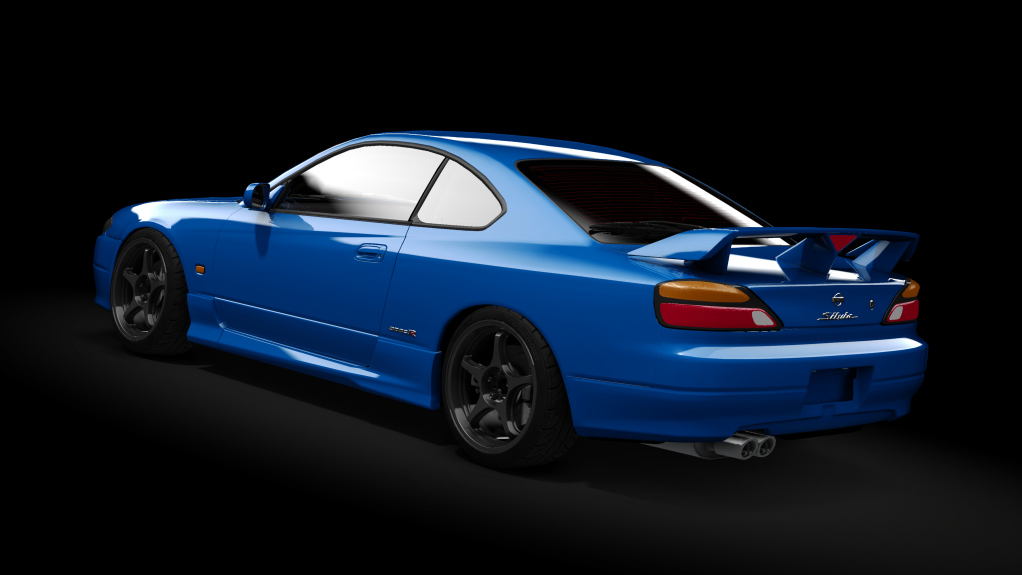 Nissan Silvia S15 Mau5tang Pack 3.0, skin Bleu