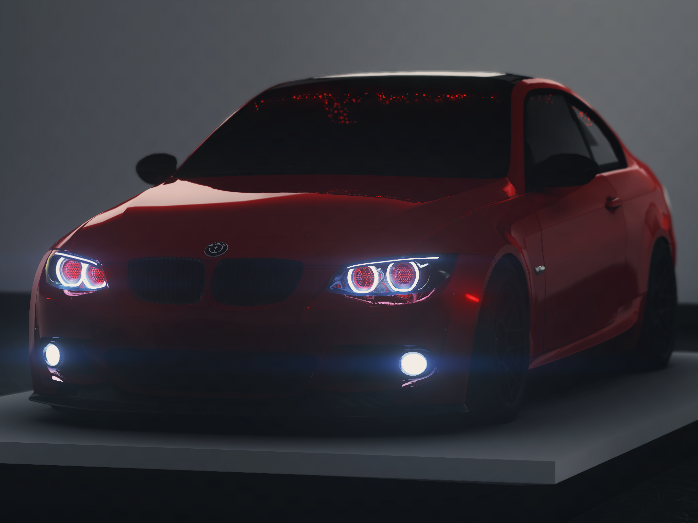 BMW 335i E92 2010 Single Turbo | Prvvy, skin Fire Red