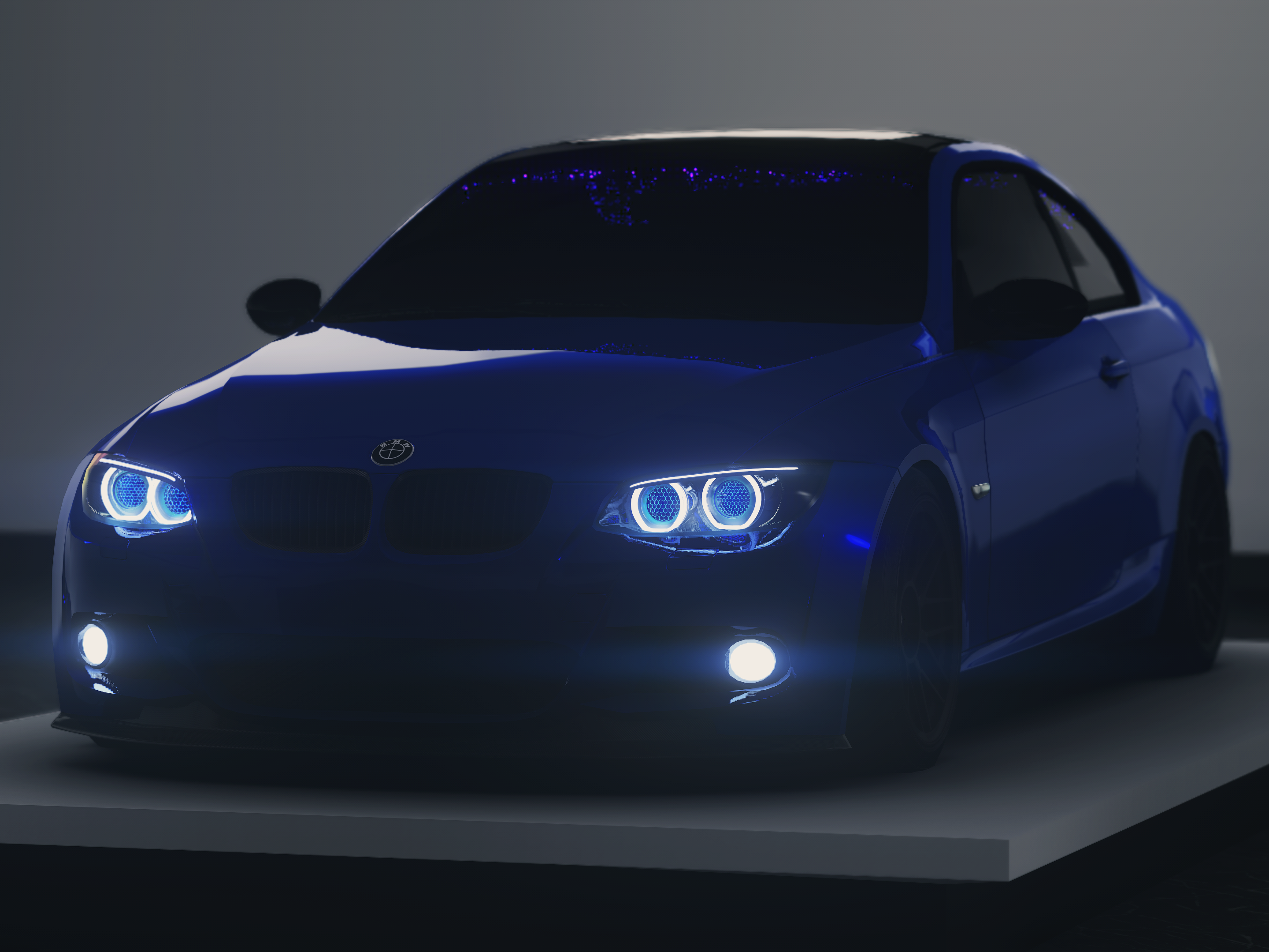 BMW 335i E92 2010 Single Turbo | Prvvy, skin Royal Blue