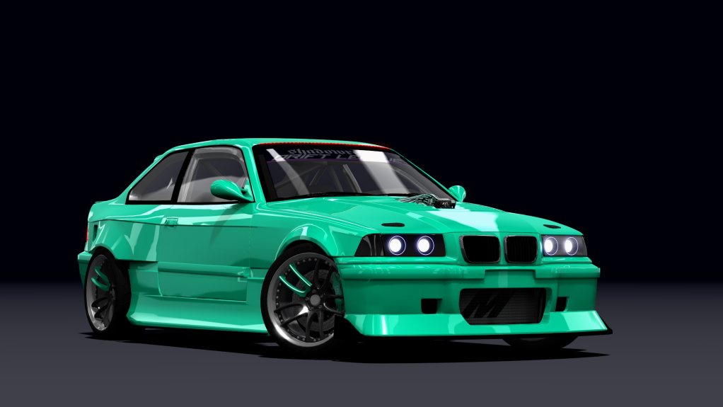 SRDL Pro BMW E36, skin 7_cyan