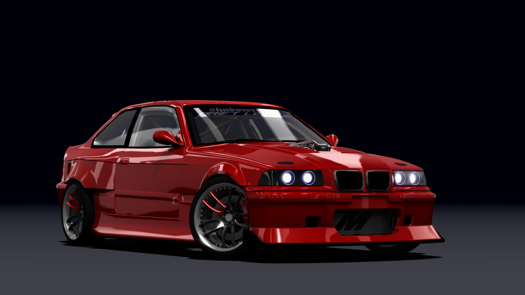 SRDL Pro BMW E36, skin 9_red