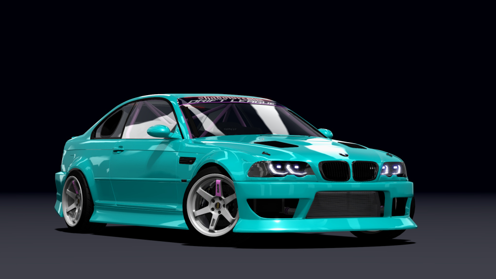 SRDL Pro BMW E46, skin 5_cyan