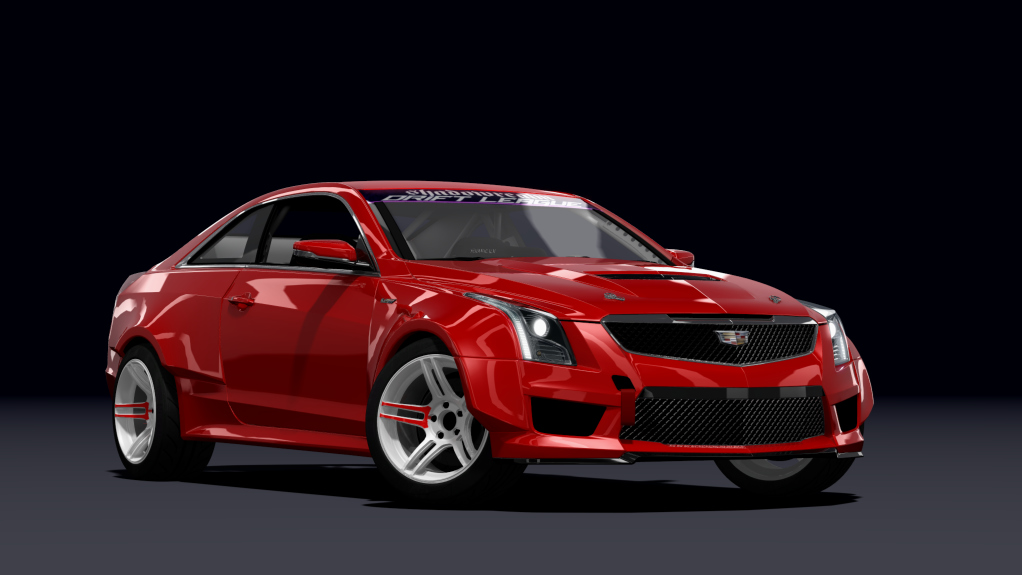 SRDL Pro Cadillac ATS V, skin 7_red