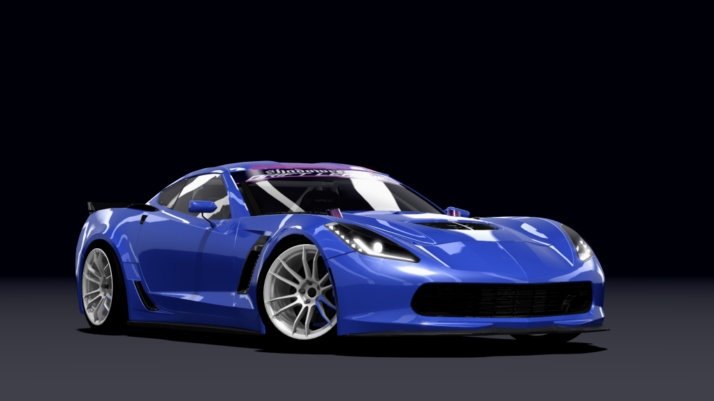 SRDL Pro Chevrolet Corvette C7, skin 4_blue