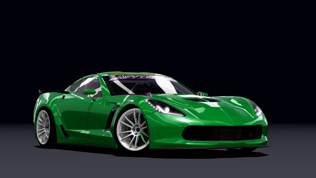 SRDL Pro Chevrolet Corvette C7, skin 6_green