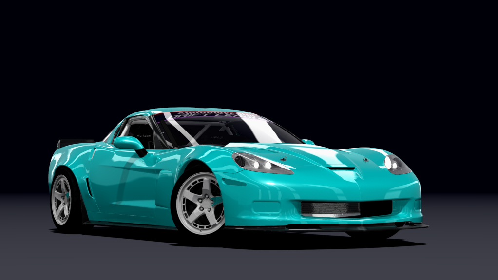 SRDL Pro Chevrolet Corvette C6, skin 5_cyan