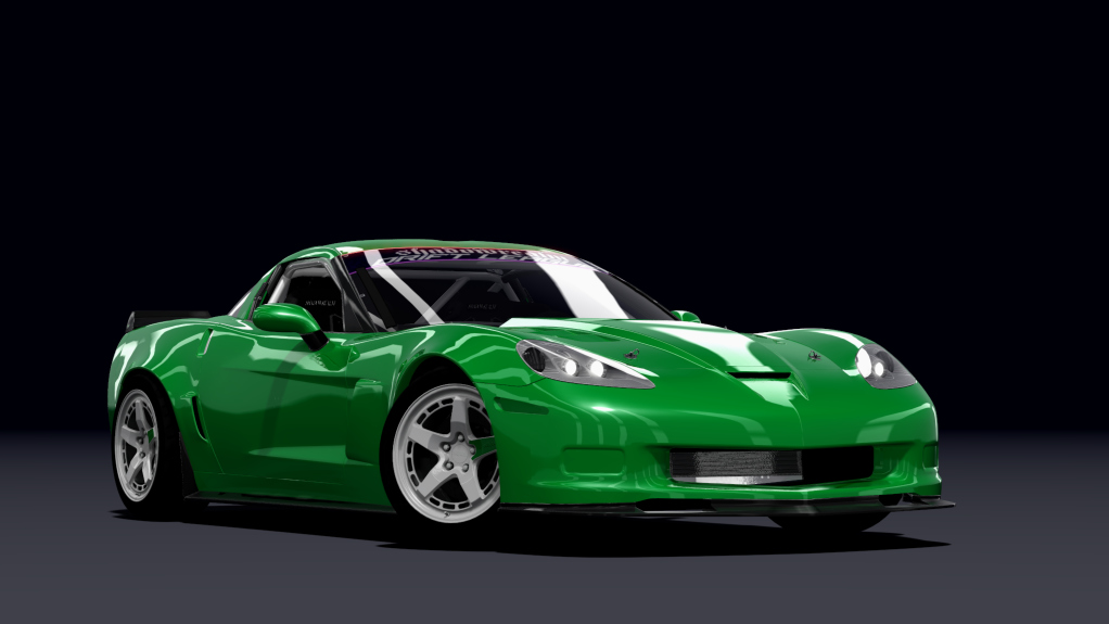 SRDL Pro Chevrolet Corvette C6, skin 6_green