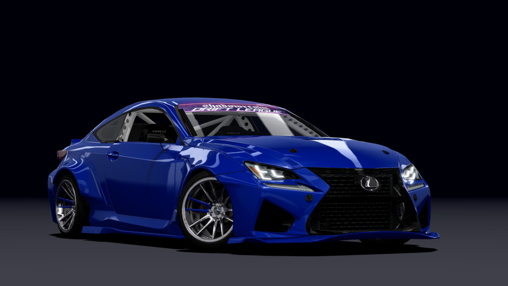 SRDL Pro Lexus RCF, skin 4_blue