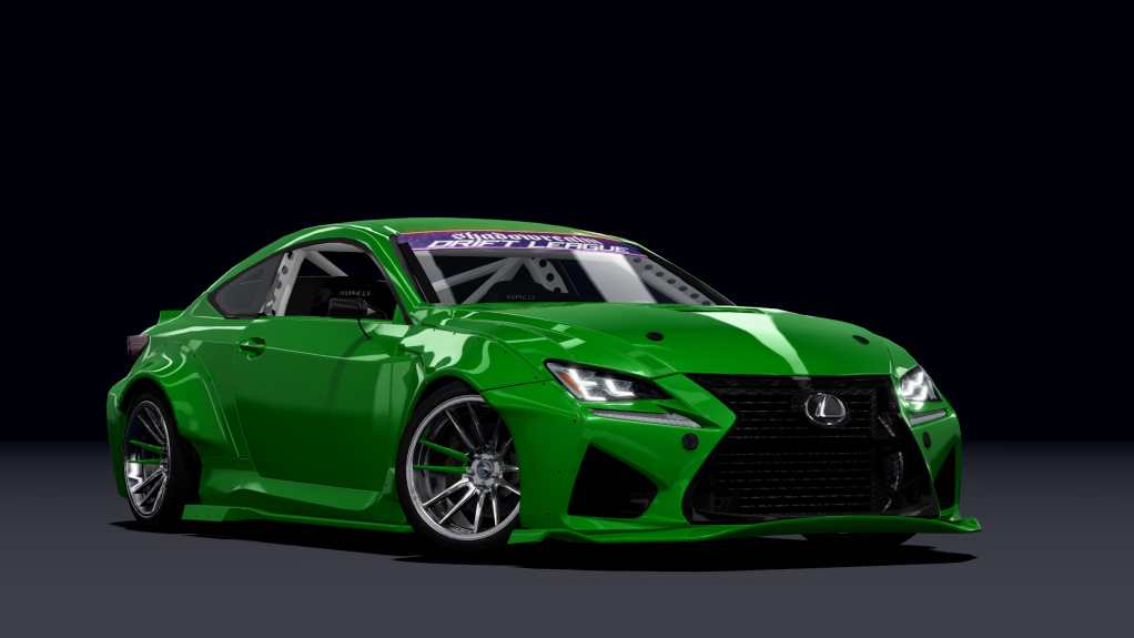 SRDL Pro Lexus RCF, skin 6_green