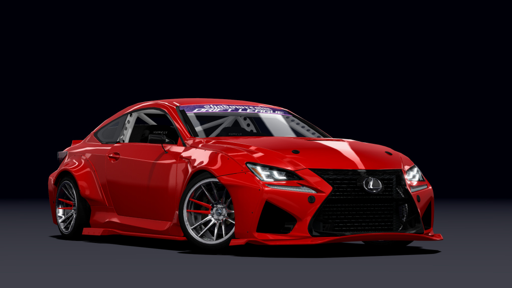 SRDL Pro Lexus RCF, skin 7_red