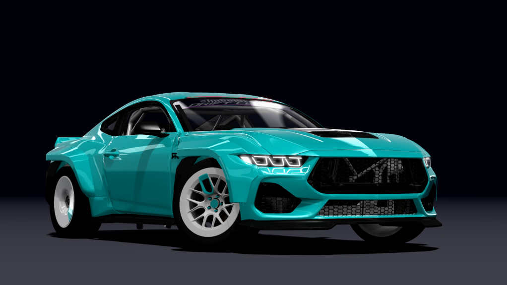 SRDL Pro Ford Mustang s650, skin 4_cyan