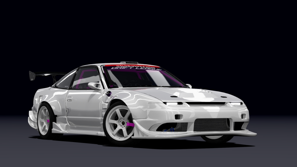 SRDL Pro Nissan 180sx, skin 2_white