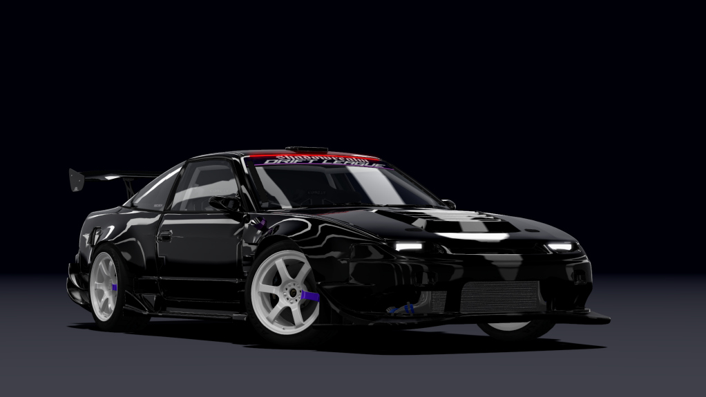 SRDL Pro Nissan 180sx, skin 3_black