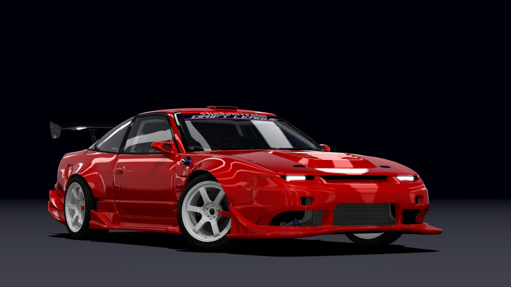 SRDL Pro Nissan 180sx, skin 7_red