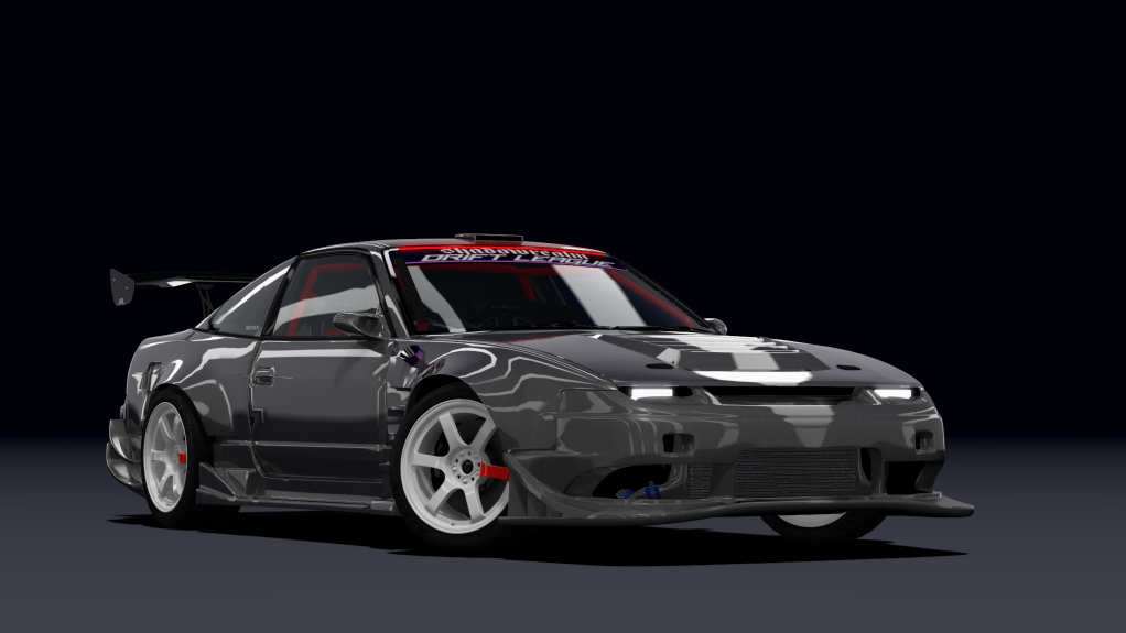 SRDL Pro Nissan 180sx, skin 8_grey