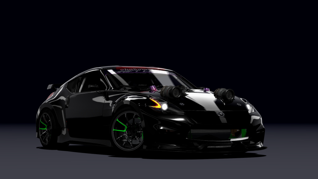 SRDL Pro Nissan 370Z, skin 4_black