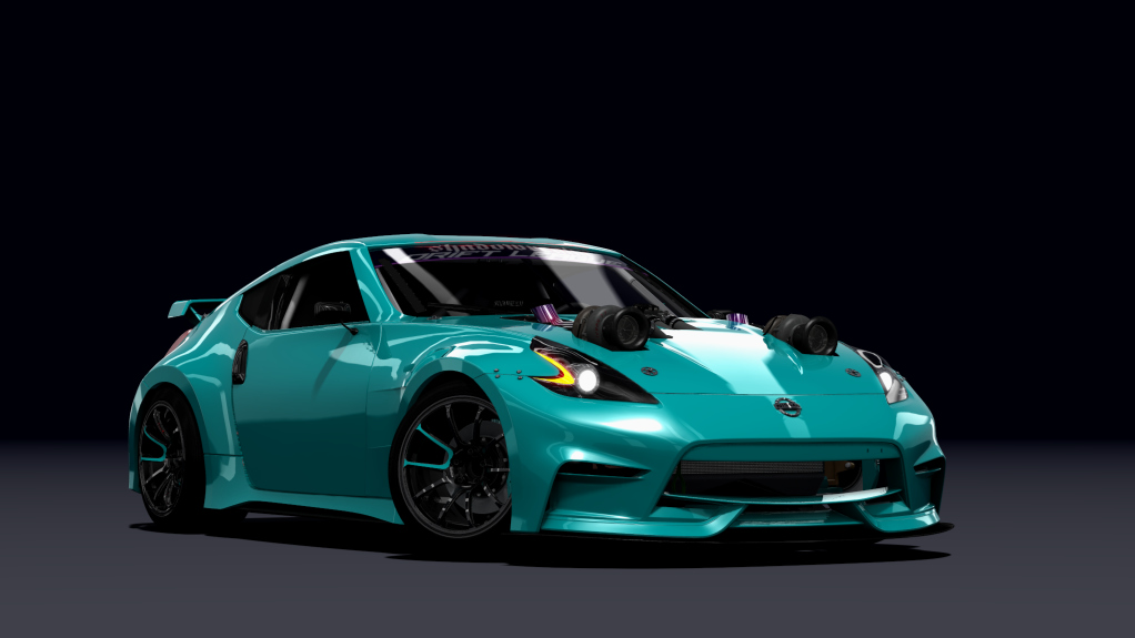 SRDL Pro Nissan 370Z, skin 6_cyan