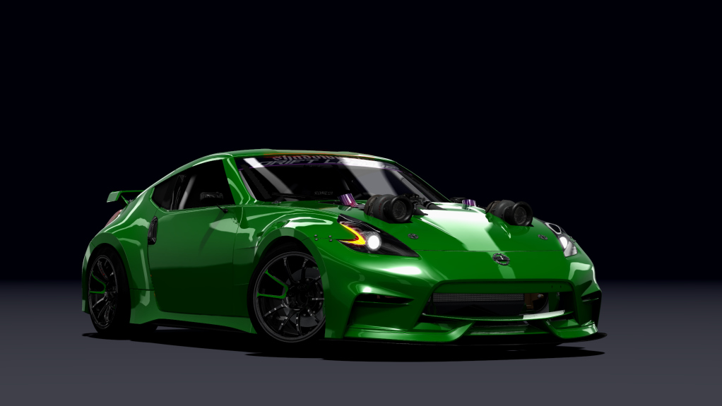 SRDL Pro Nissan 370Z, skin 7_green