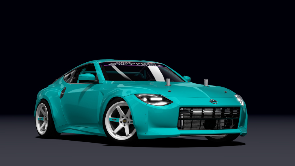 SRDL Pro Nissan 400z, skin 5_cyan