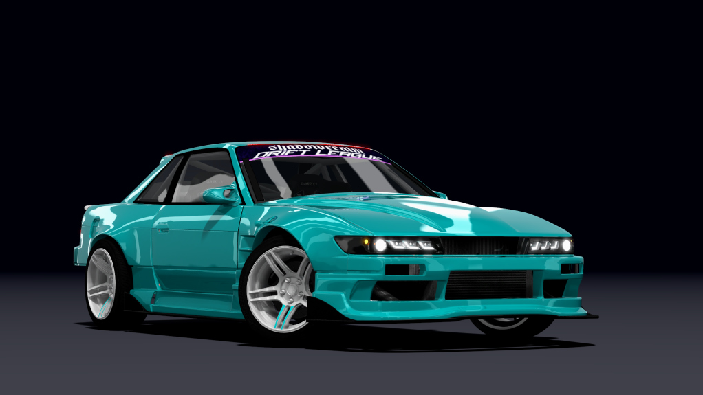 SRDL Pro Nissan S13, skin 4_cyan