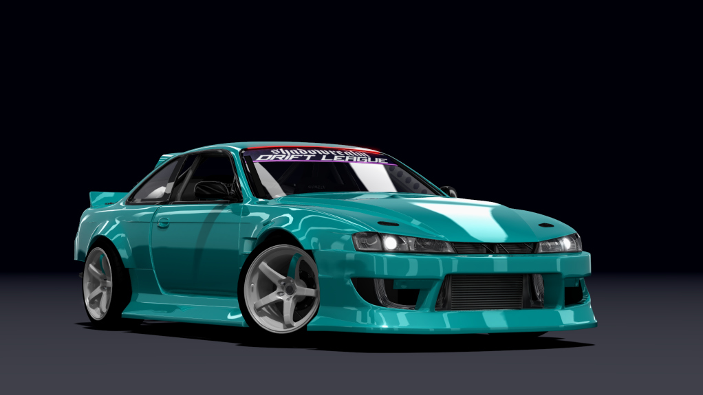 SRDL Pro Nissan S14, skin 4_cyan