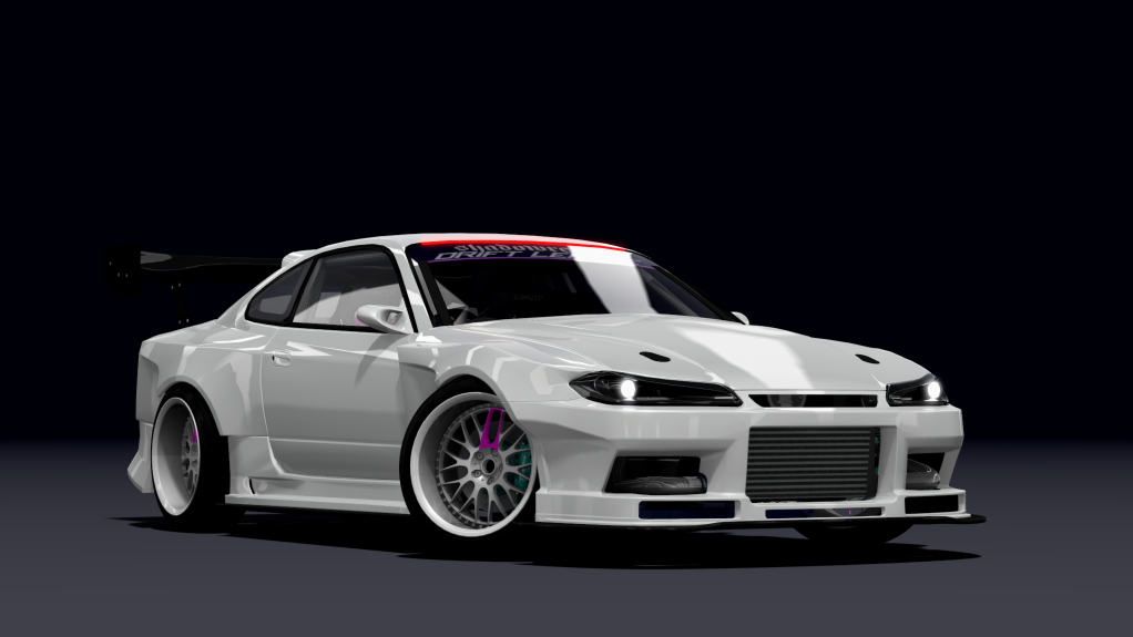 SRDL Pro Nissan Silvia S15, skin 1_white