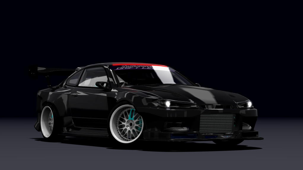 SRDL Pro Nissan Silvia S15, skin 2_black