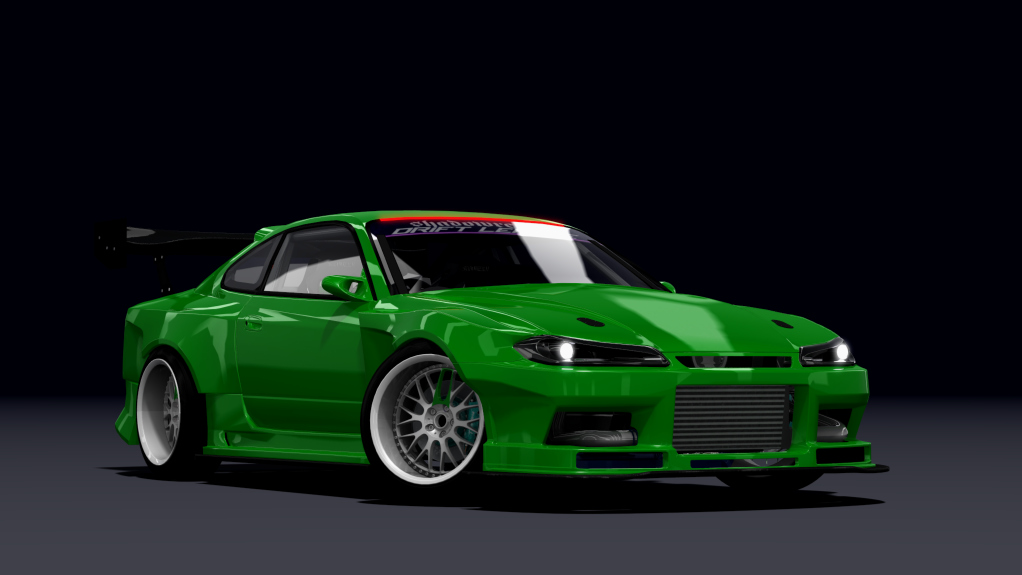 SRDL Pro Nissan Silvia S15, skin 5_green