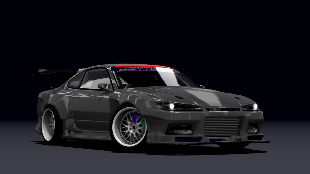 SRDL Pro Nissan Silvia S15, skin 7_grey