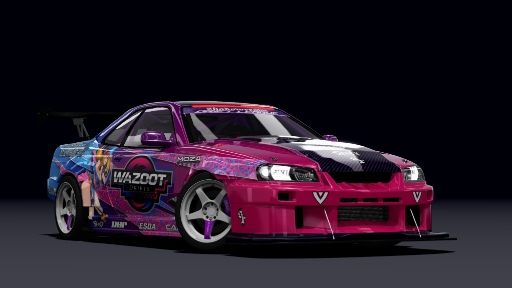 SRDL Pro Nissan Skyline R34, skin 2_Wazoot