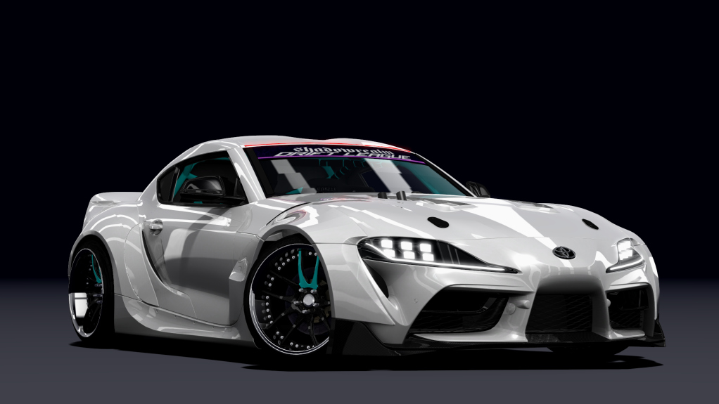 SRDL Pro Toyota Supra A90, skin 2_white