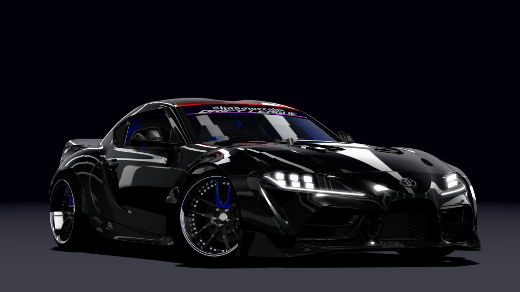 SRDL Pro Toyota Supra A90, skin 3_black