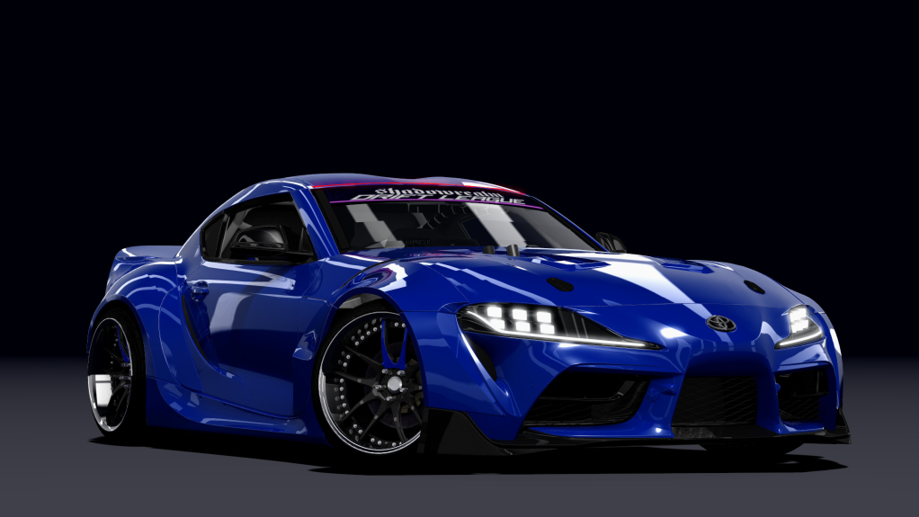 SRDL Pro Toyota Supra A90, skin 4_blue