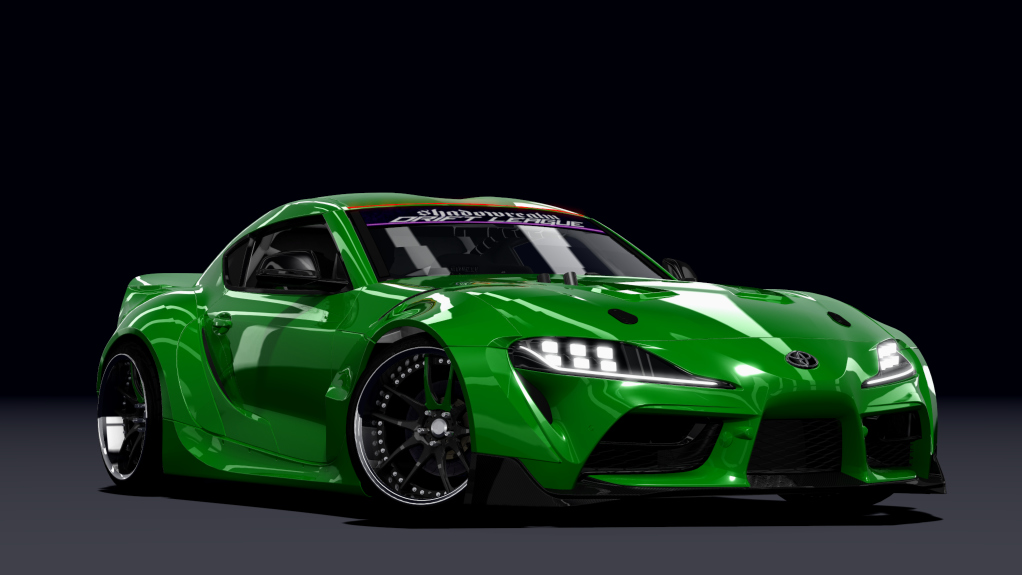 SRDL Pro Toyota Supra A90, skin 6_green