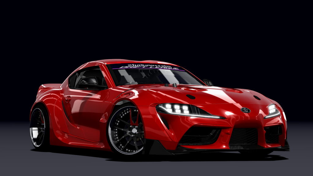 SRDL Pro Toyota Supra A90, skin 7_red