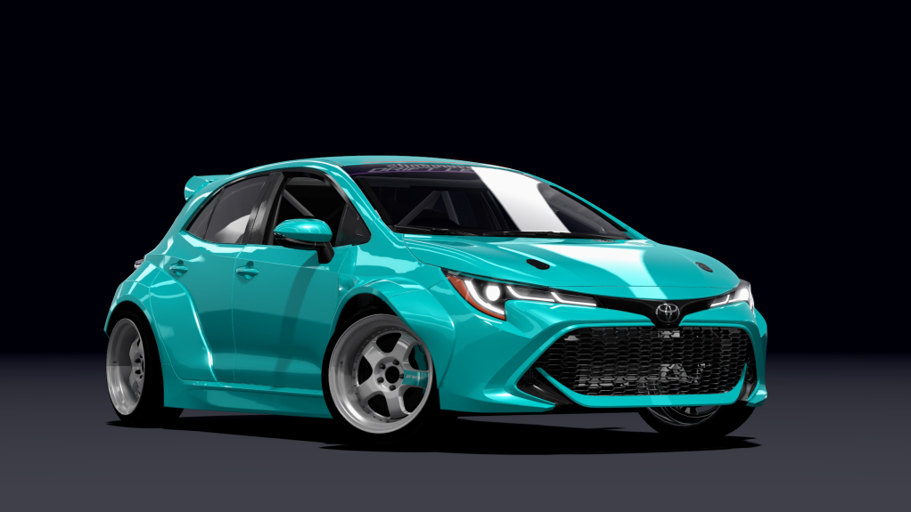 SRDL Pro Toyota Corolla, skin 5_cyan