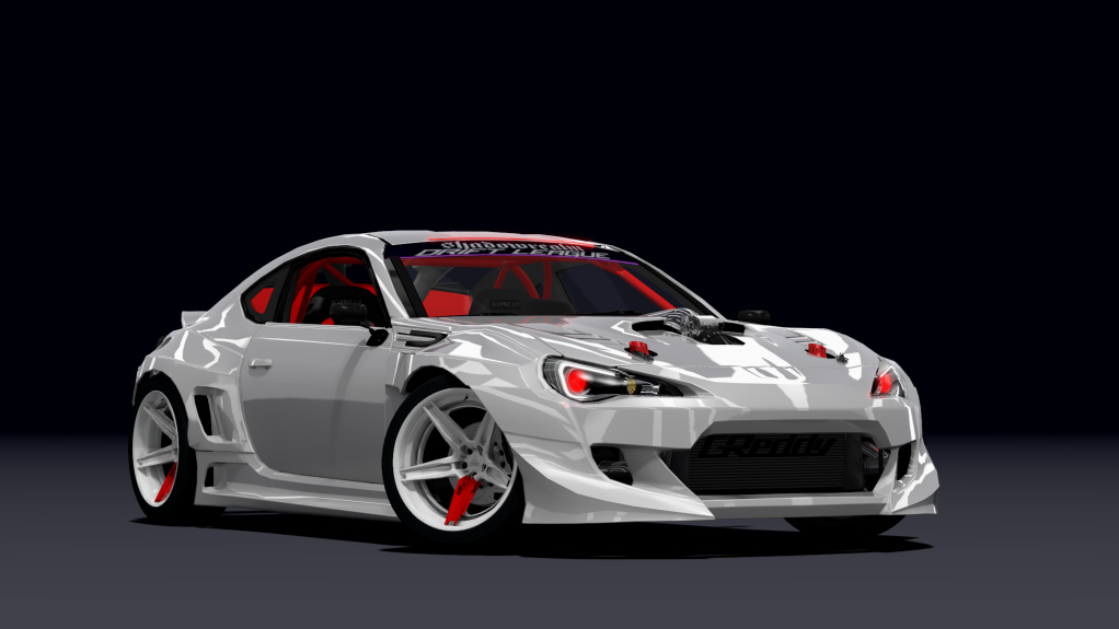 SRDL Pro Toyota GT86, skin 2_white