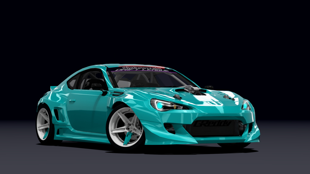 SRDL Pro Toyota GT86, skin 5_cyan