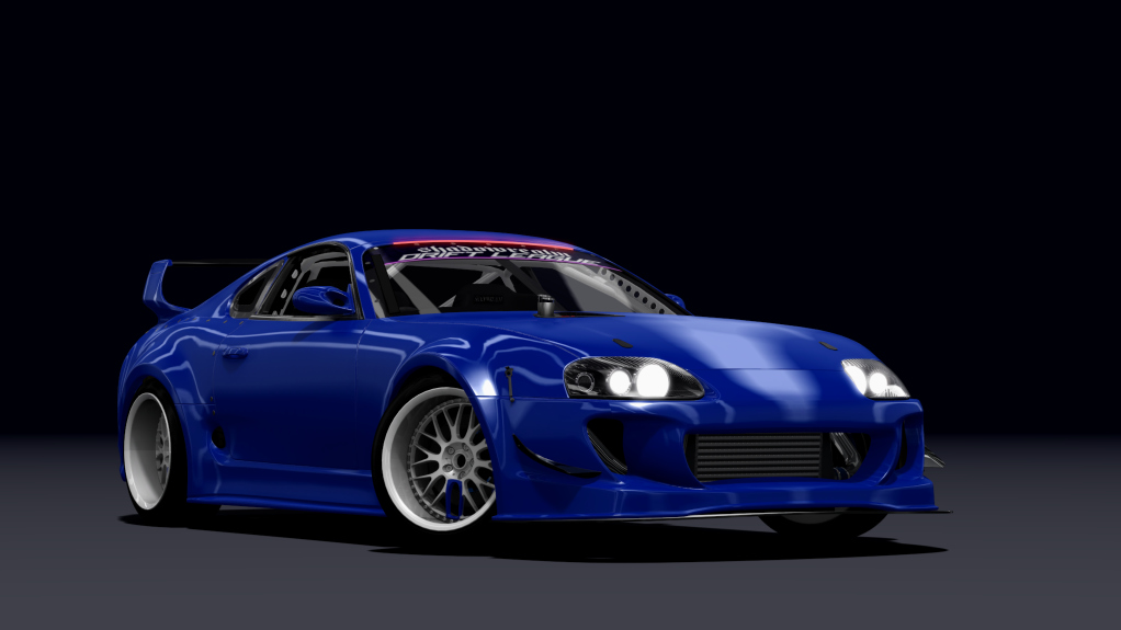 SRDL Pro Toyota Supra MK4 (A80), skin 4_blue