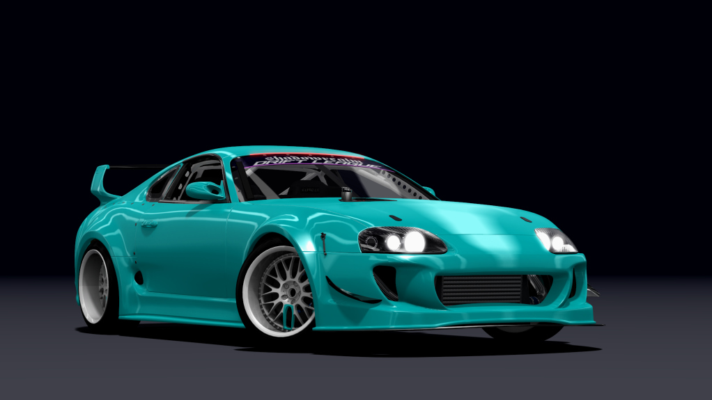 SRDL Pro Toyota Supra MK4 (A80), skin 5_cyan