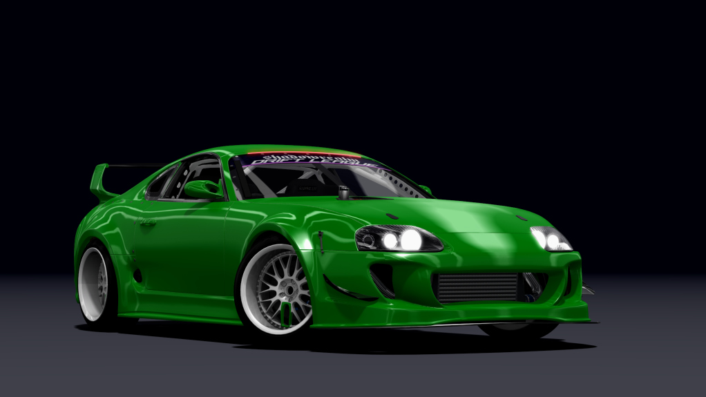 SRDL Pro Toyota Supra MK4 (A80), skin 6_green