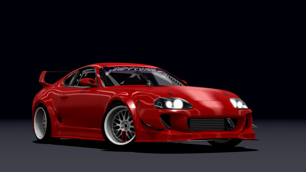 SRDL Pro Toyota Supra MK4 (A80), skin 7_red