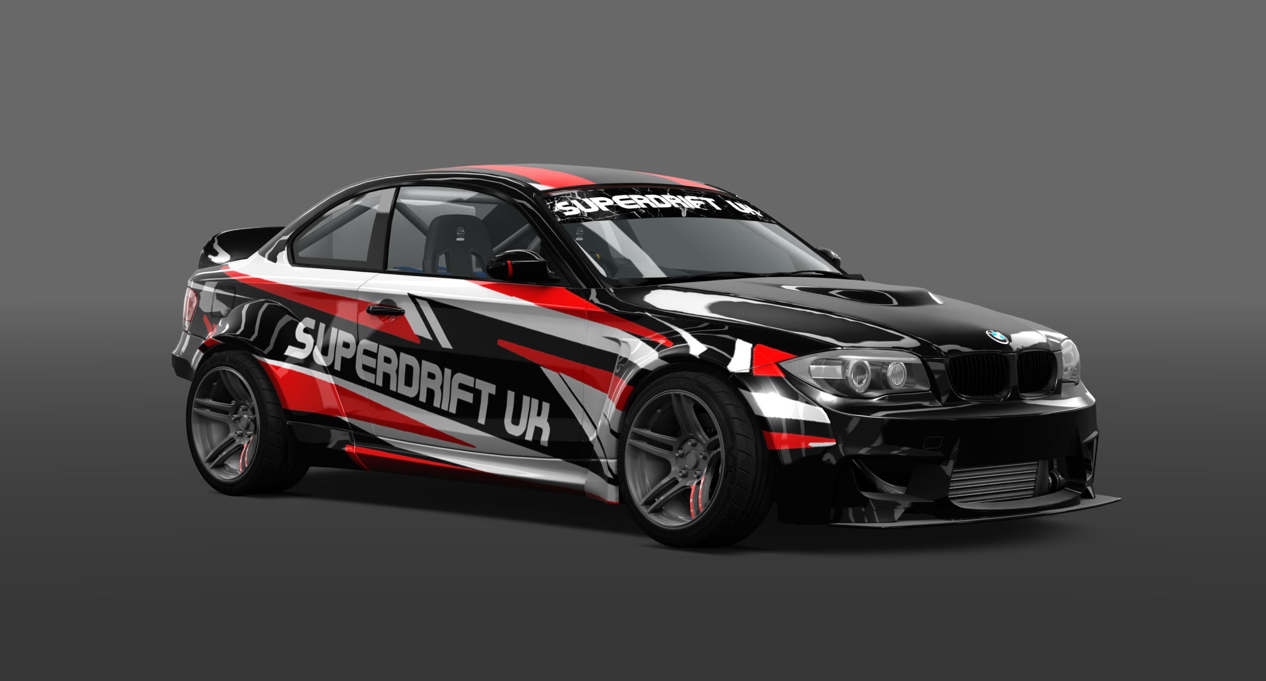 SUPERDRIFTUK BMW 135, skin SDUKred