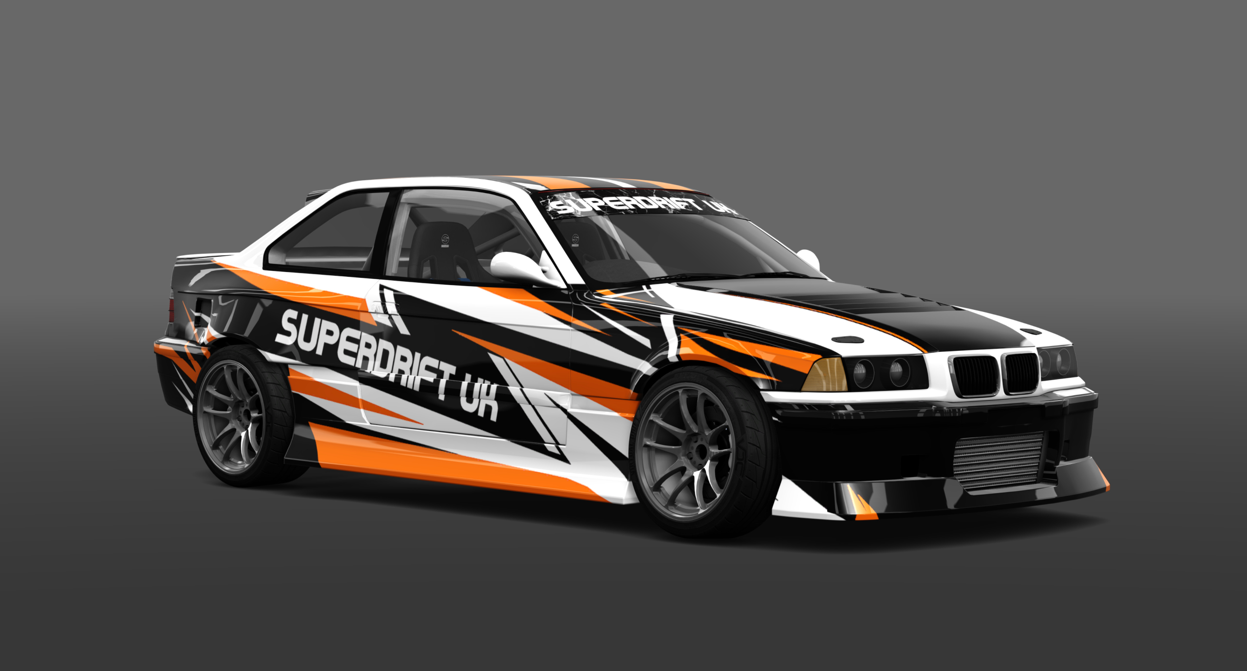 SUPERDRIFTUK BMW E36, skin SDUKorange