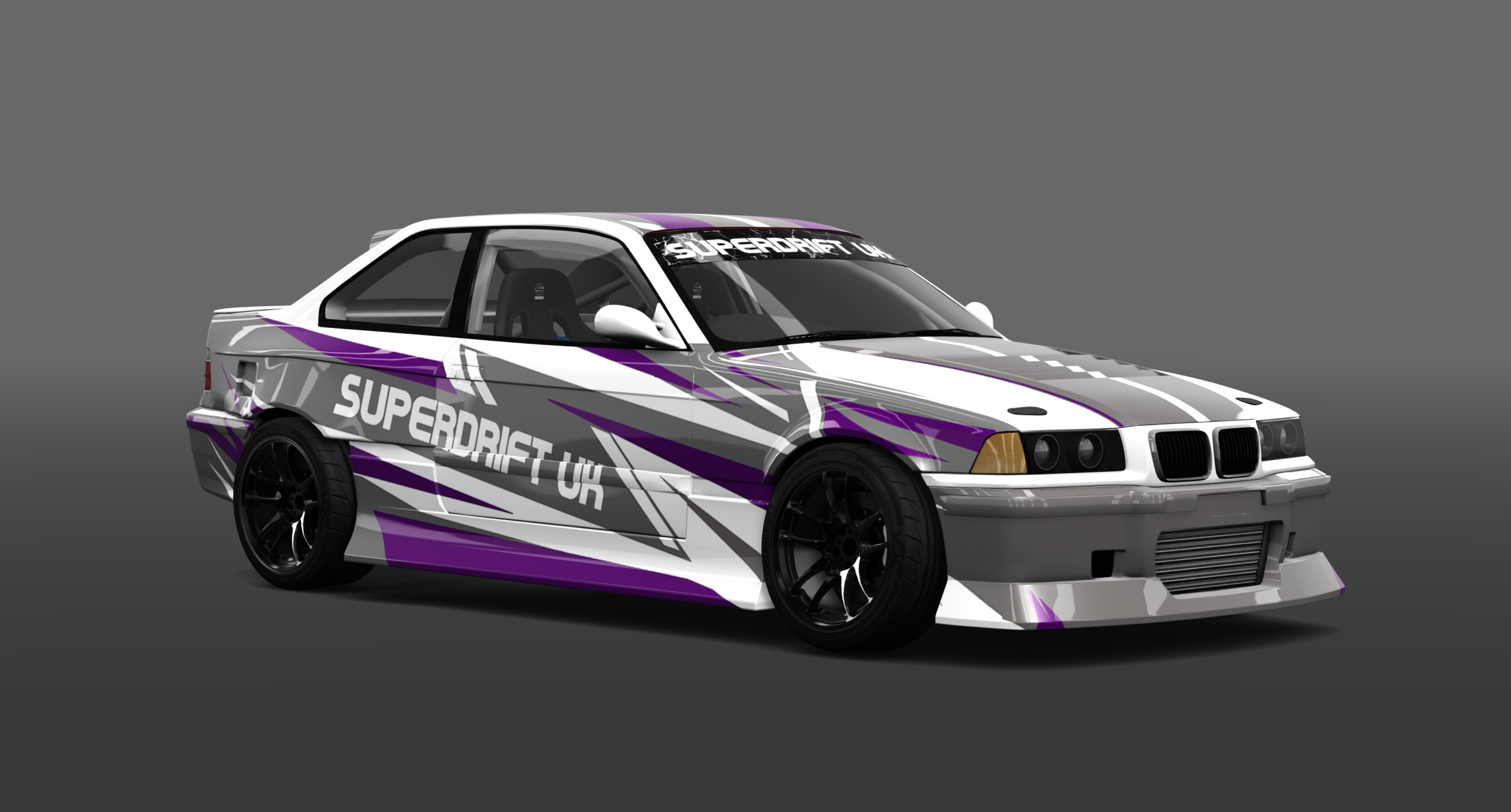 SUPERDRIFTUK BMW E36, skin SDUKpurple