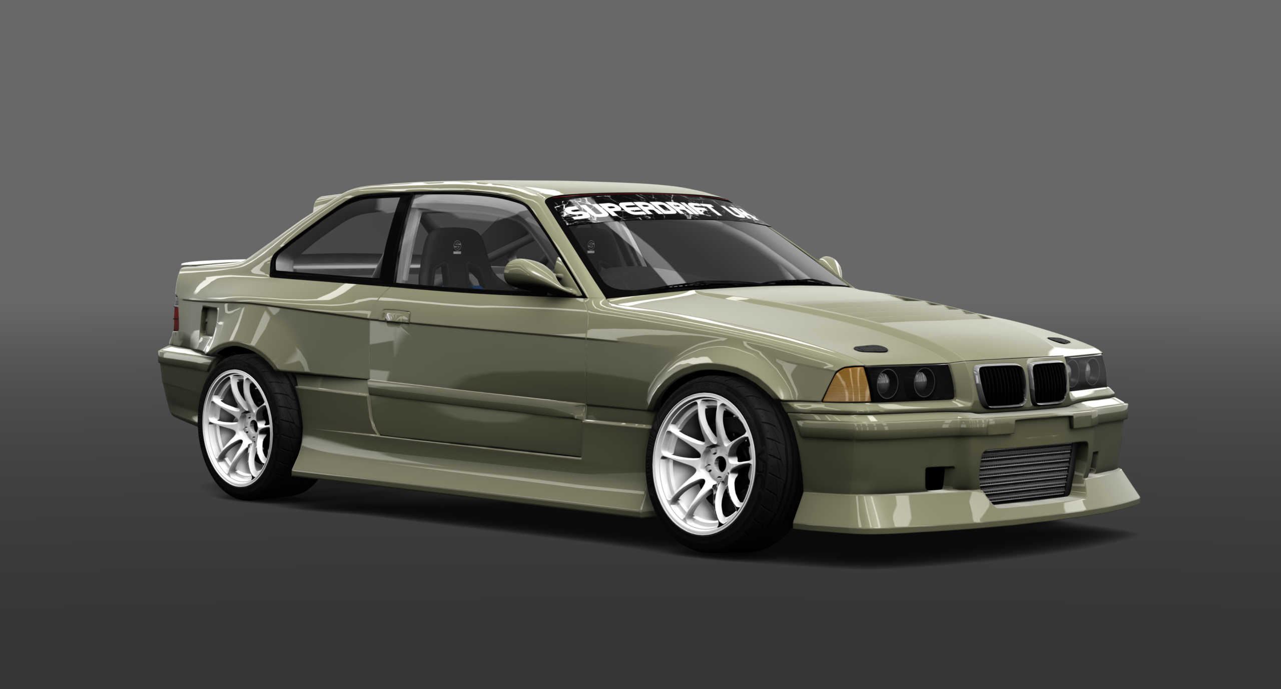 SUPERDRIFTUK BMW E36, skin green