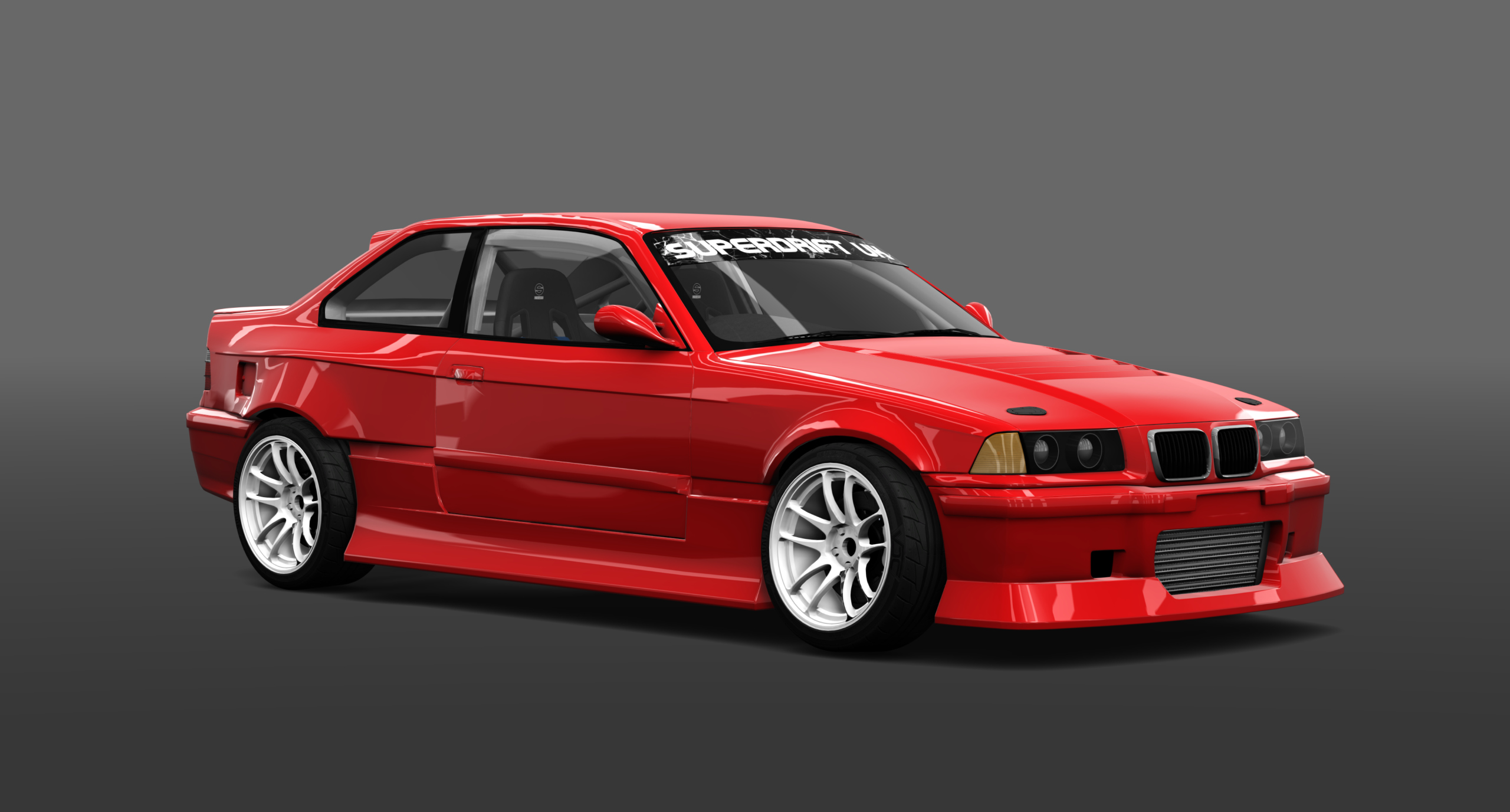 SUPERDRIFTUK BMW E36, skin red