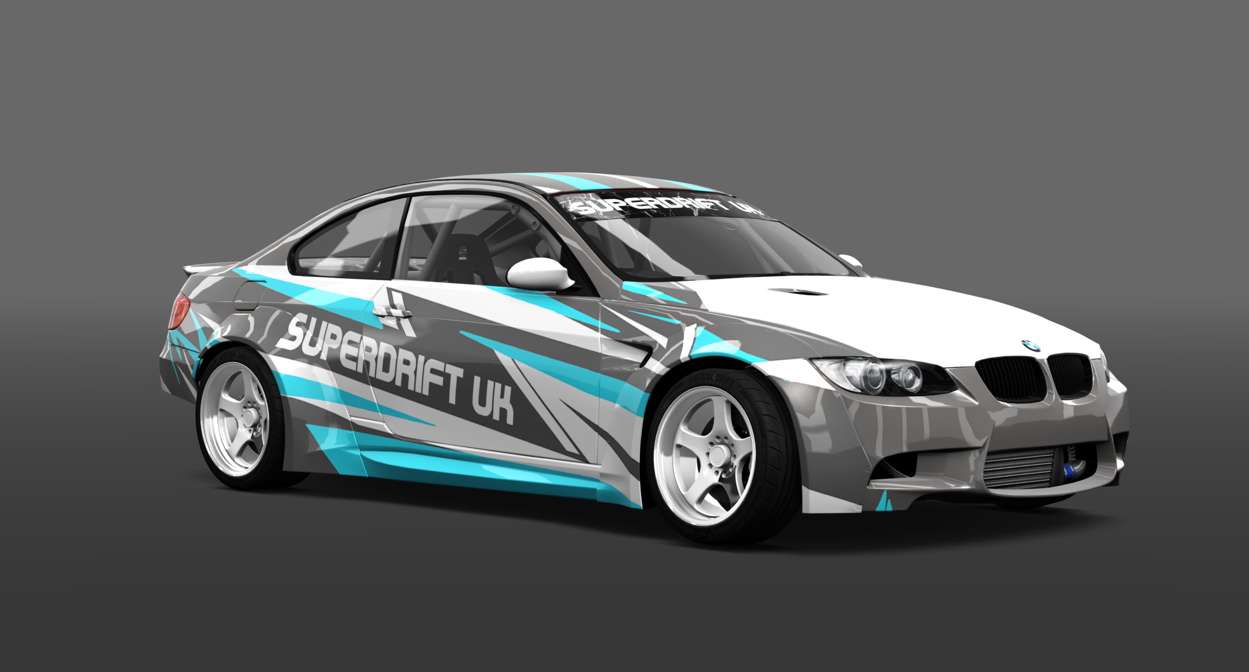 SUPERDRIFTUK BMW E92, skin SDUKblue