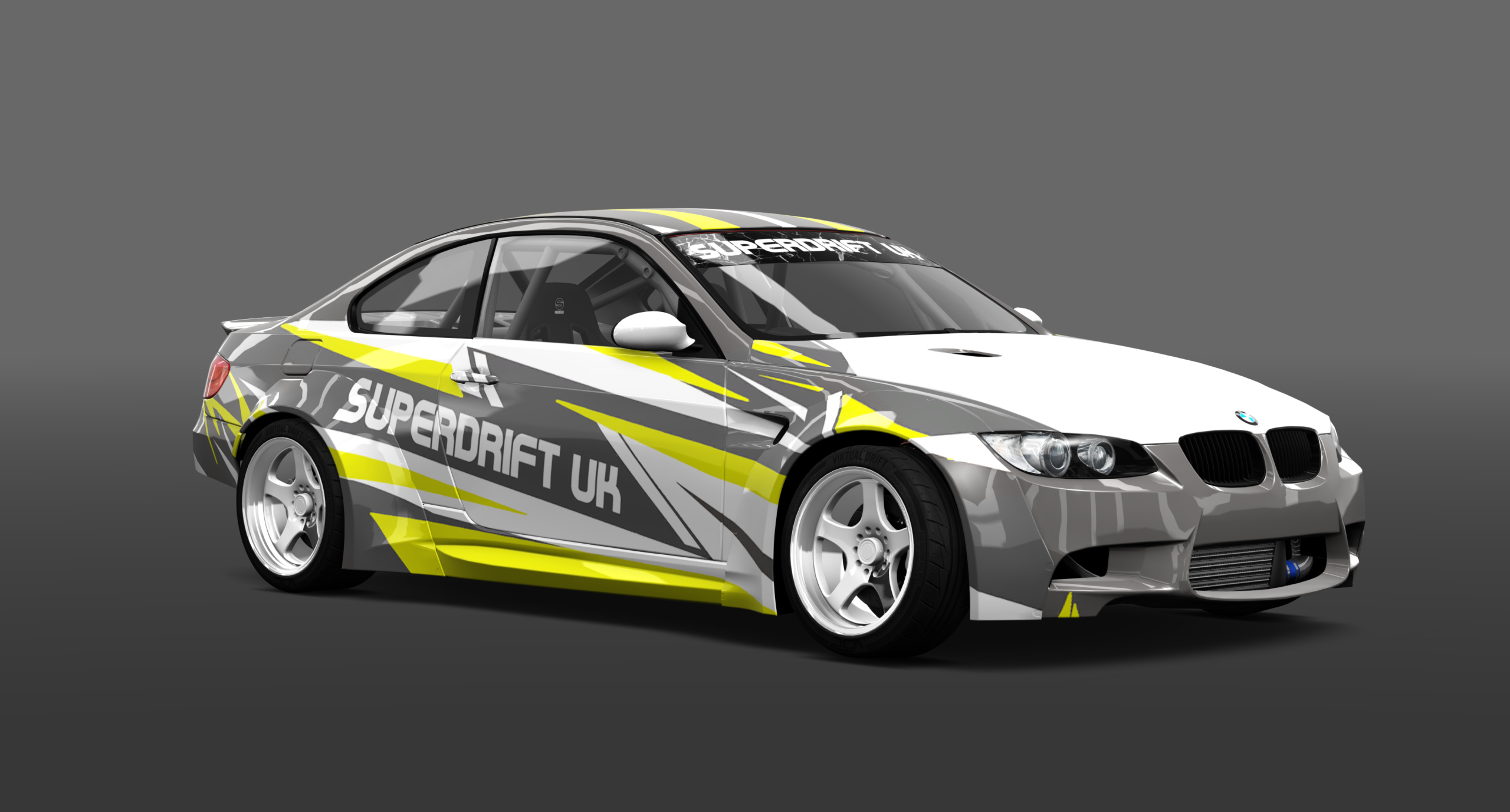 SUPERDRIFTUK BMW E92, skin SDUKfluro